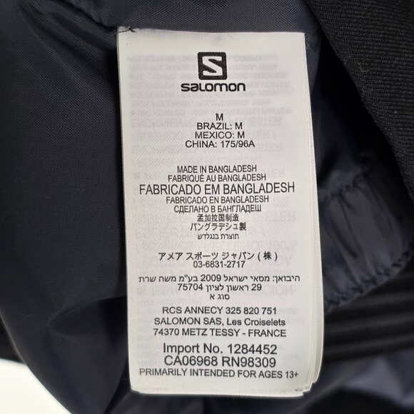 Salomon Black Men's Jacket - Picture 5 of 8